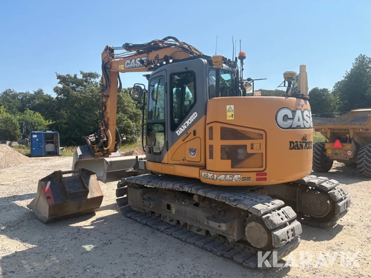 Billede 3 - Gravemaskine Case CX145C SR med Engcon & GPS