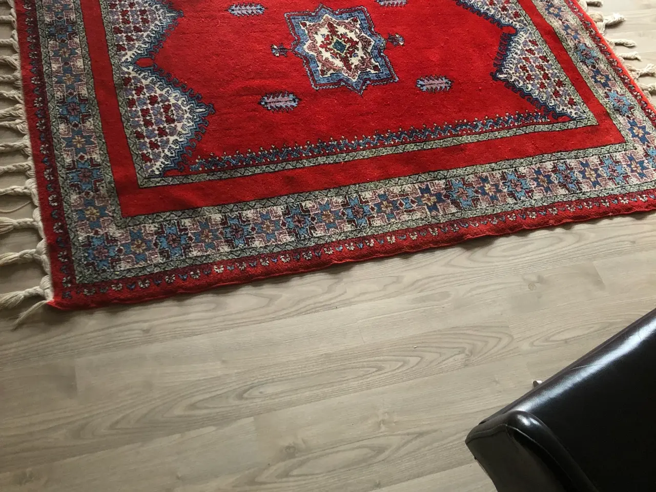 Billede 2 - Ægte tæppe håndvævet fra Marokko ..
