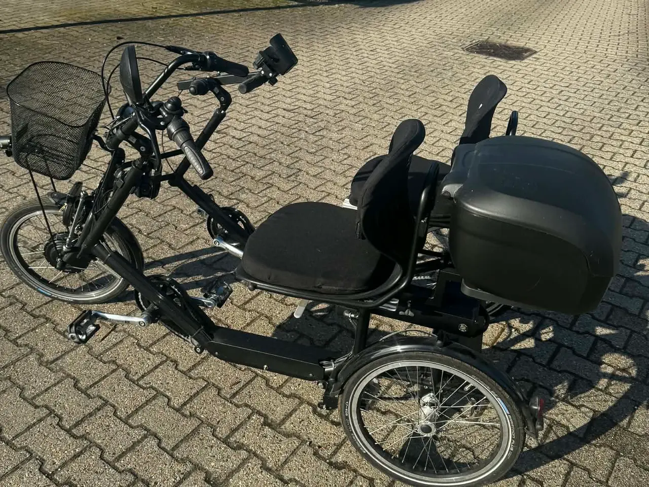 Billede 3 - Tvillingecykel på el, nærmest som ny!