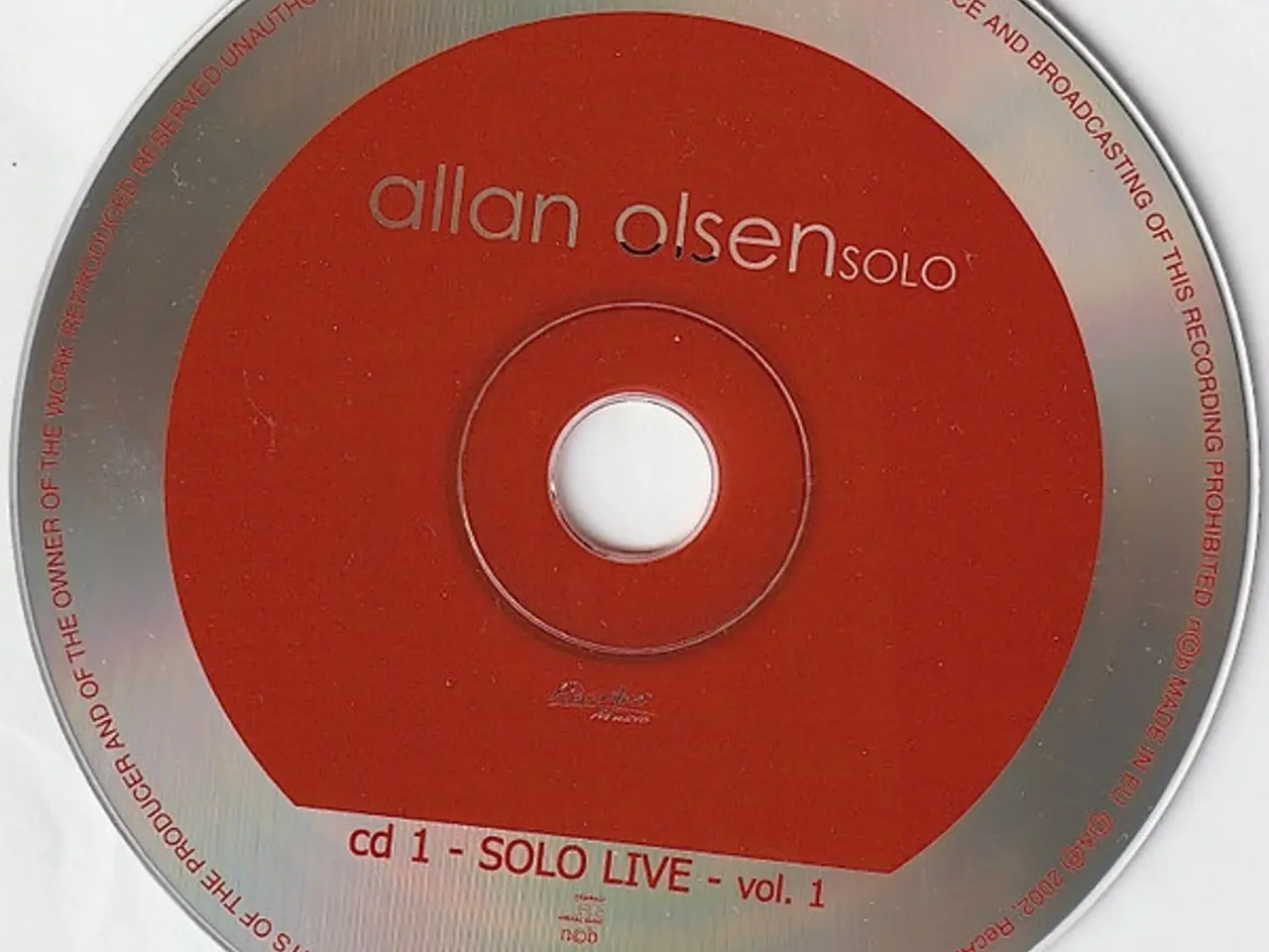 Billede 8 - Allan Olsen – Solo Live - Vol. 1 – 2CD