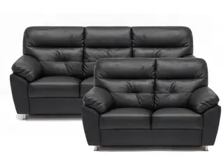 Hjort Knudsen Dalby 2+3 pers sofasæt ægte læder