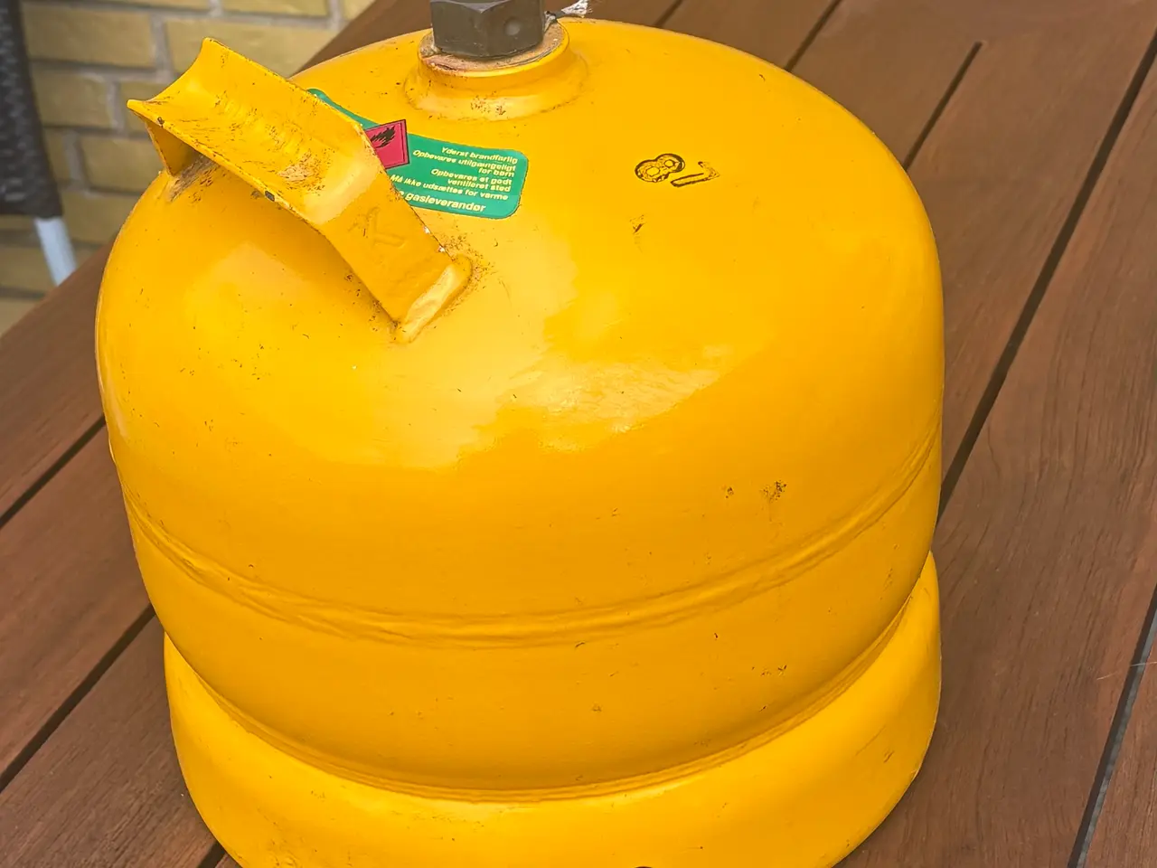 Billede 1 - 5 kg stålgasflaske