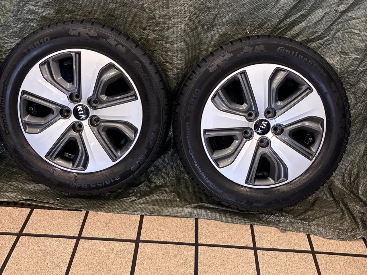 Billede 3 - Originale Alufælge med vinterdæk til Kia Niro