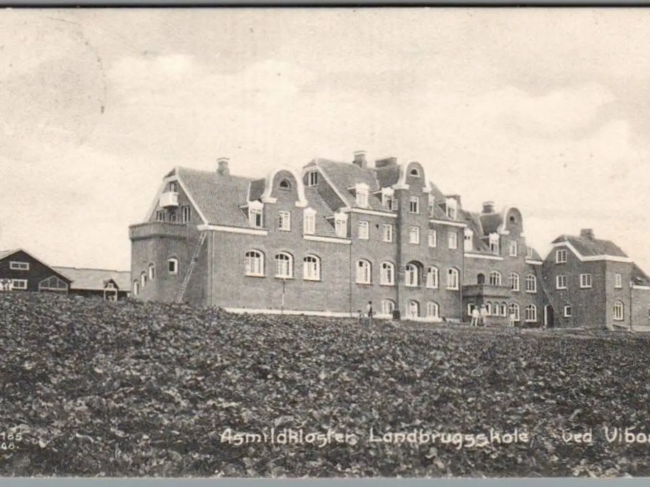 Billede 1 - Asmild Kloster Landbrugsskole ved Viborg - Postkort - Brugt