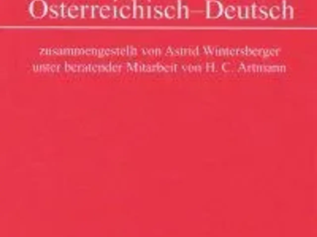 Billede 1 - Wörterbuch Österreichisch-Deutsch - Mini Udgave