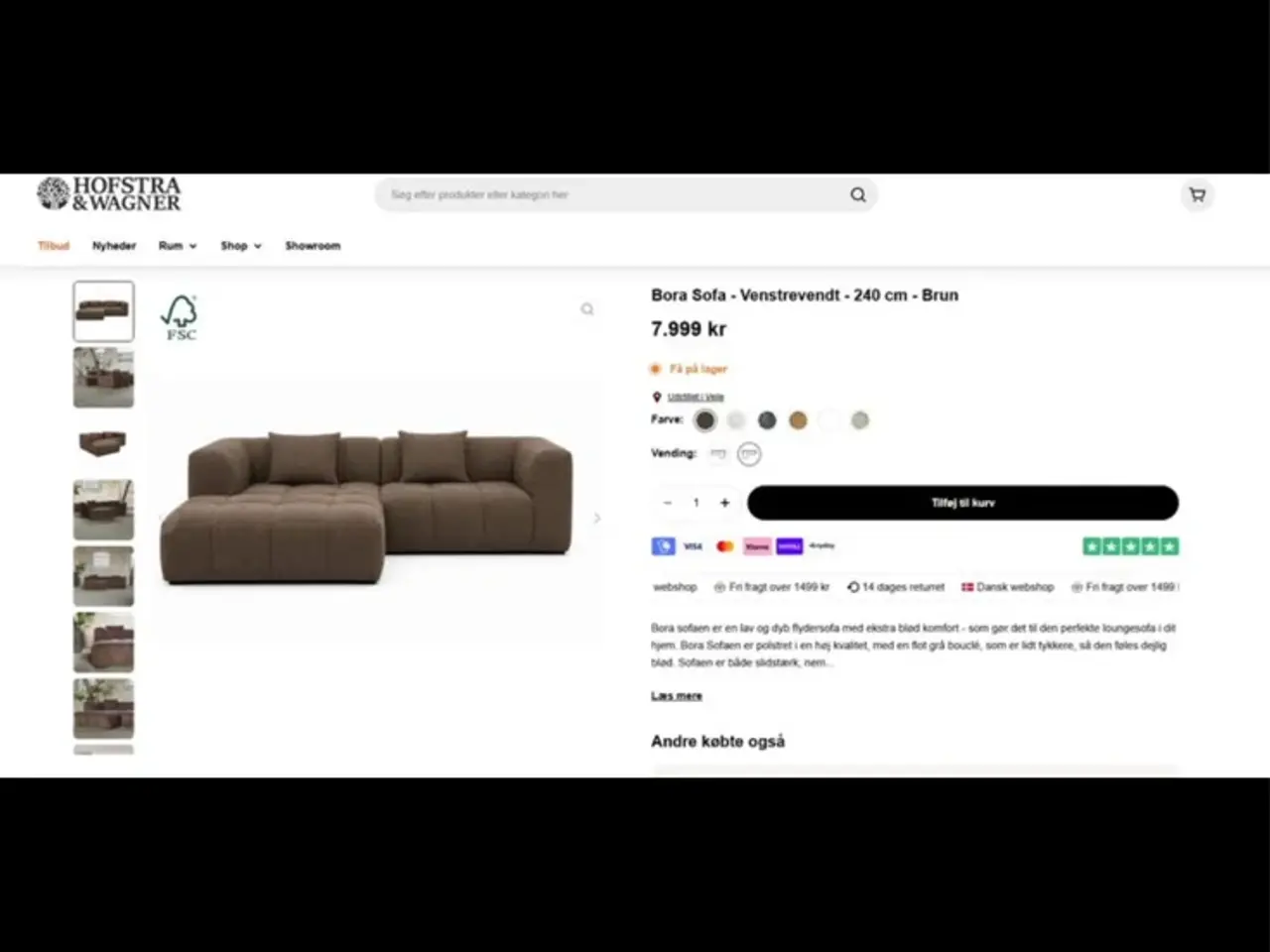 Billede 2 - Lækker sofa fra hofstra og wagner