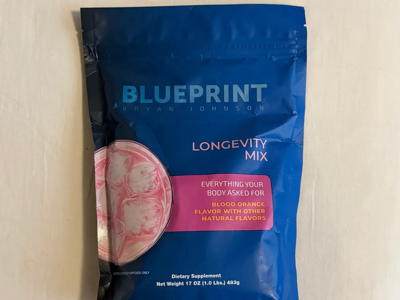 Billede 1 - Blueprint Longevity mix med blood orange smag 