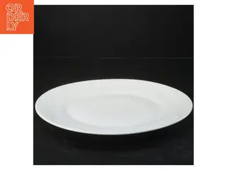 Hvid tallerken Ø 26 cm (str. Ø 26 cm)
