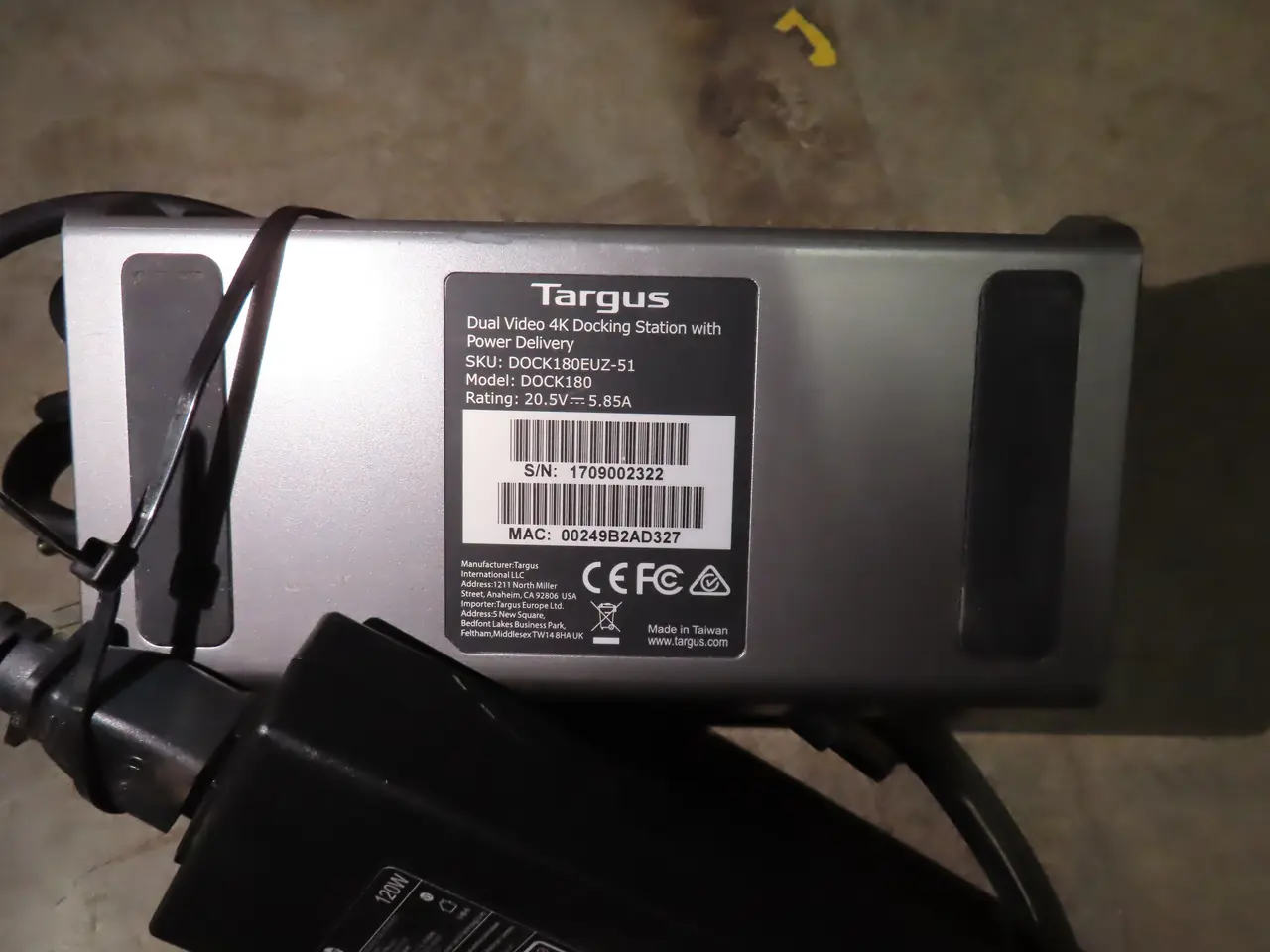 Billede 3 - Dockingstation TARGUS Dual Video 4K med lader