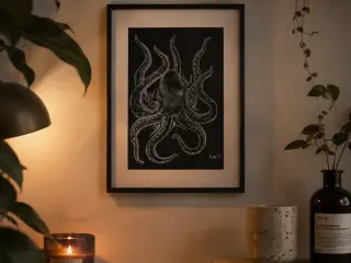 Original octopus sketch