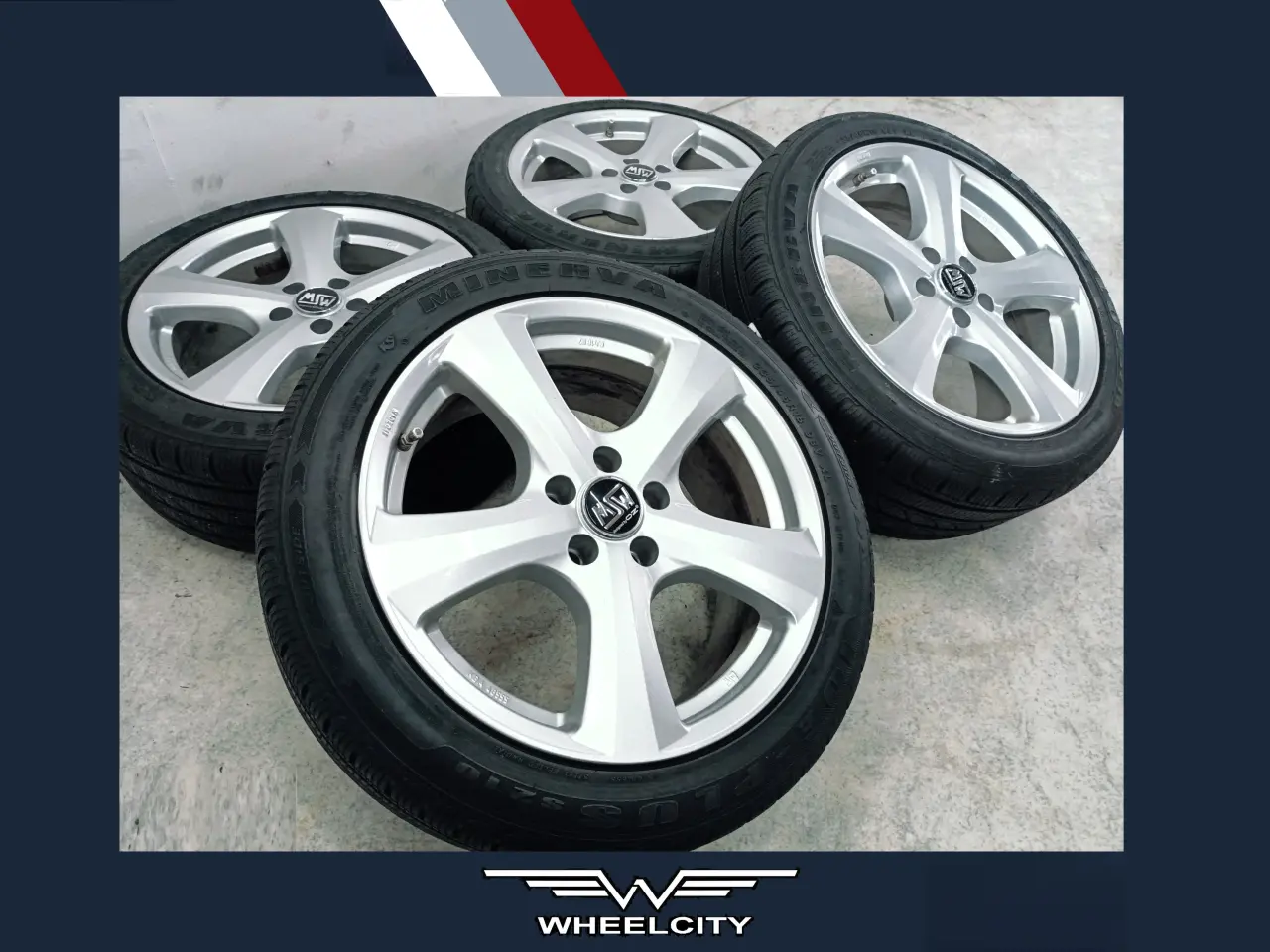 Billede 1 - 5x112 18" ET35 nav 73,1ø OZ vintersæt inkl.TPMS