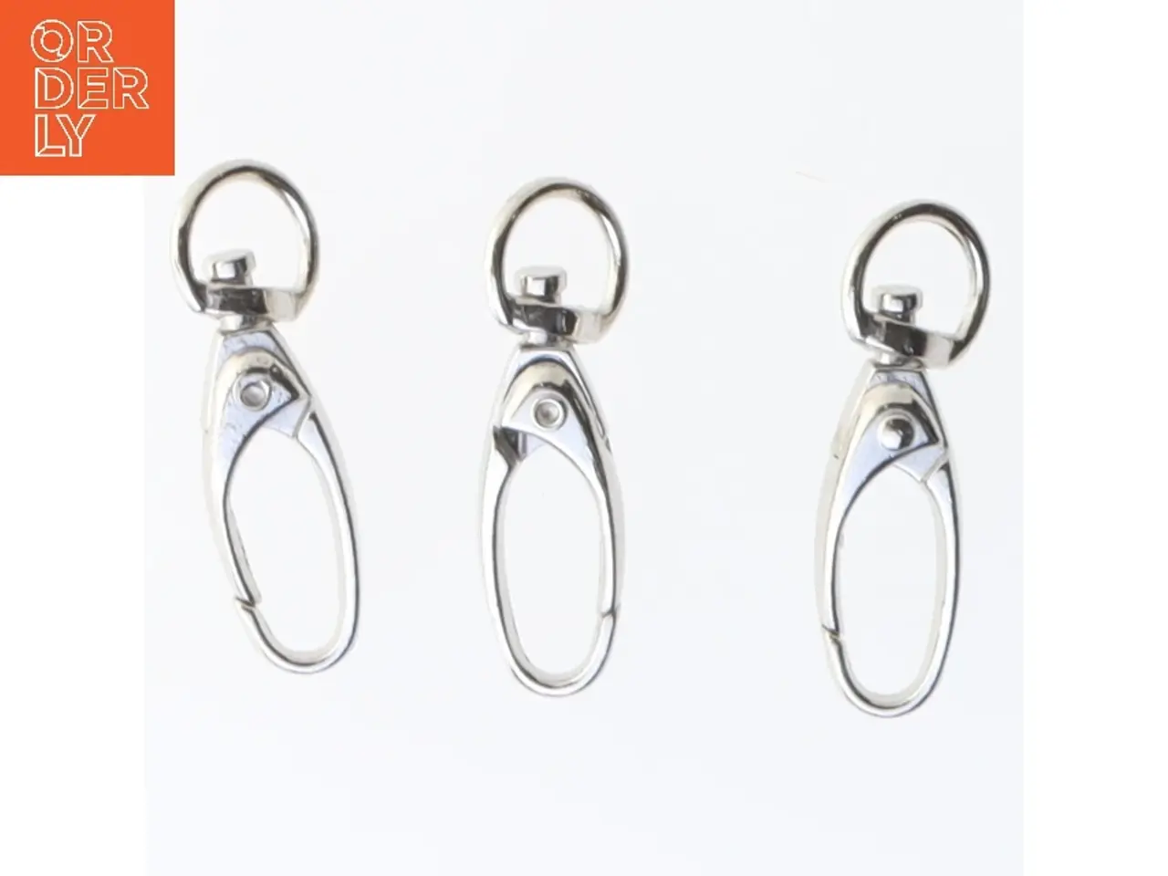 Billede 1 - Metal karabinhager (str. 3,5 cm)