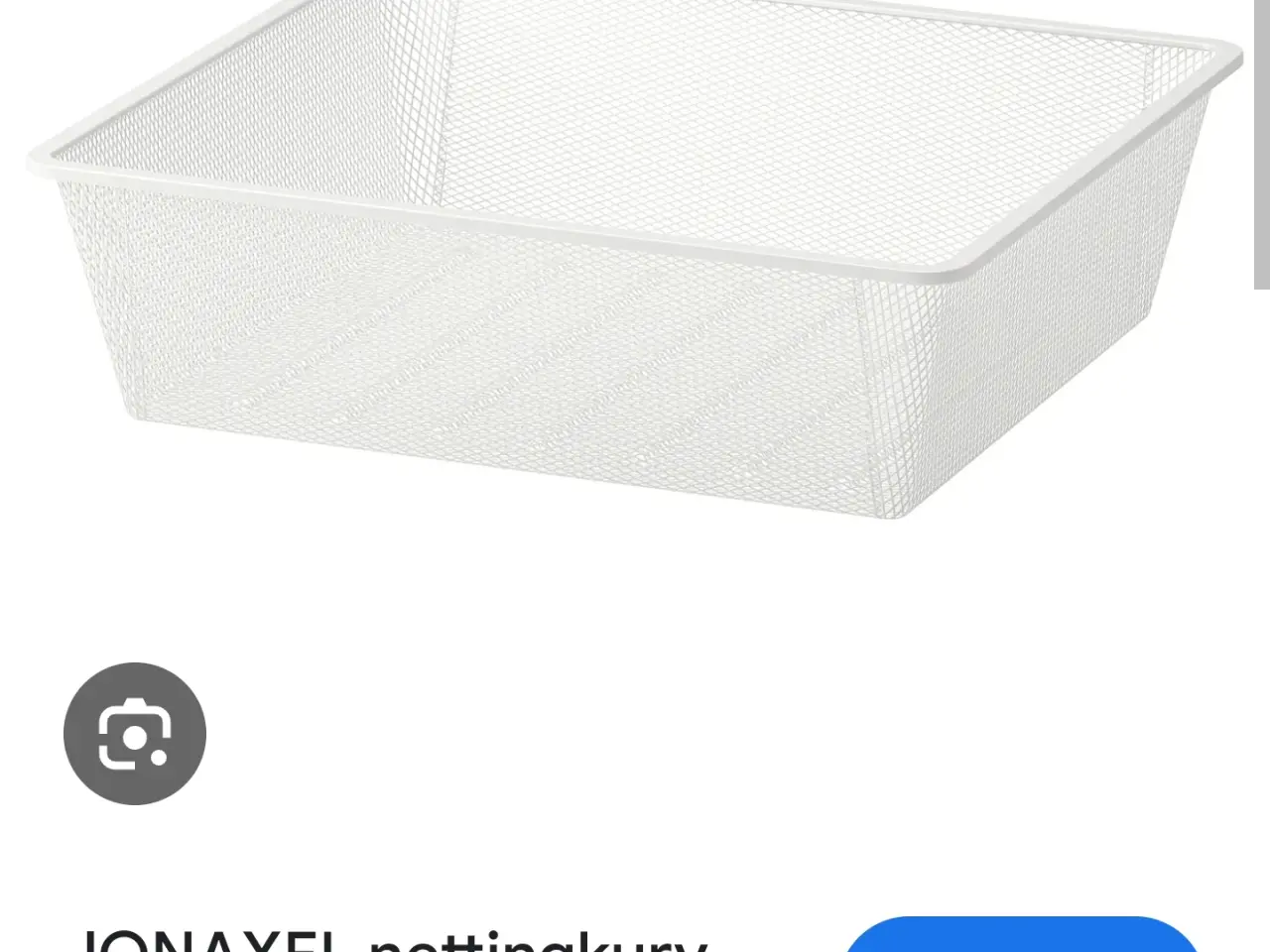 Billede 1 - Netkurve til garderobe, Jonaxel fra Ikea