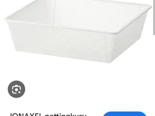 Netkurve til garderobe, Jonaxel fra Ikea