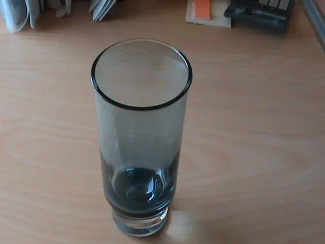 Billede 2 - Glas vase blå