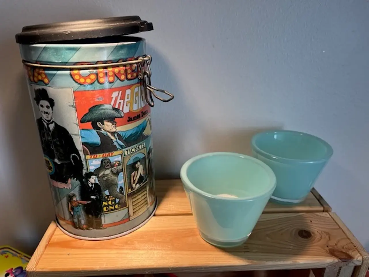 Billede 2 - Retro: AB LovePlates-stager+Mivat dåse