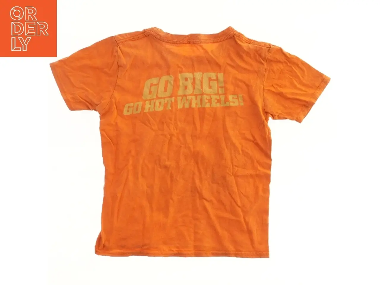 Billede 2 - Orange T-shirt med Monster Trucks (str. 48x36 cm)