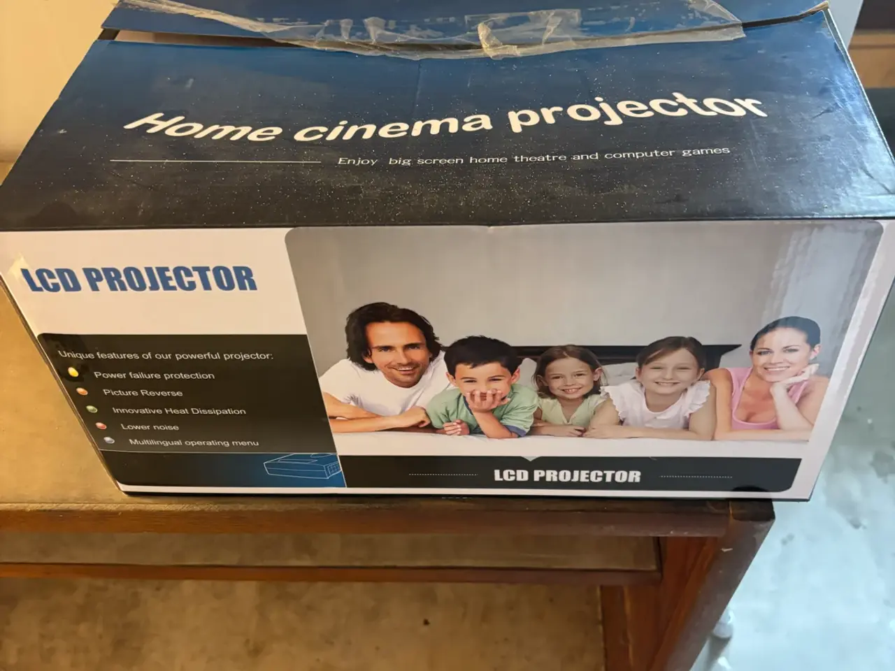 Billede 1 - LED projektor - aldrig brugt