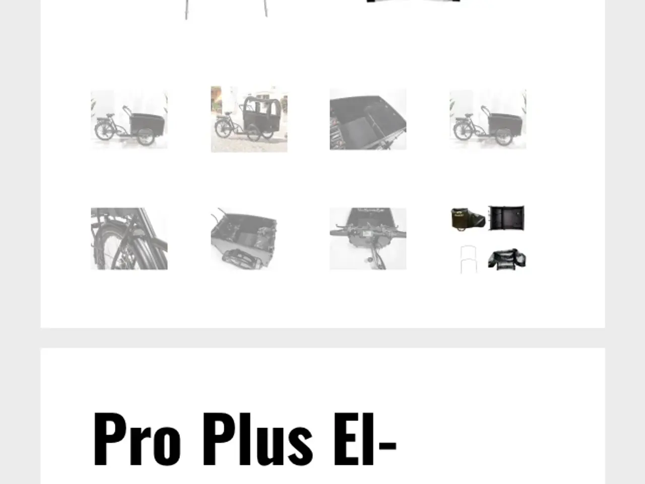 Billede 3 - El ladcykel cargobike pro plus 2025/14ah