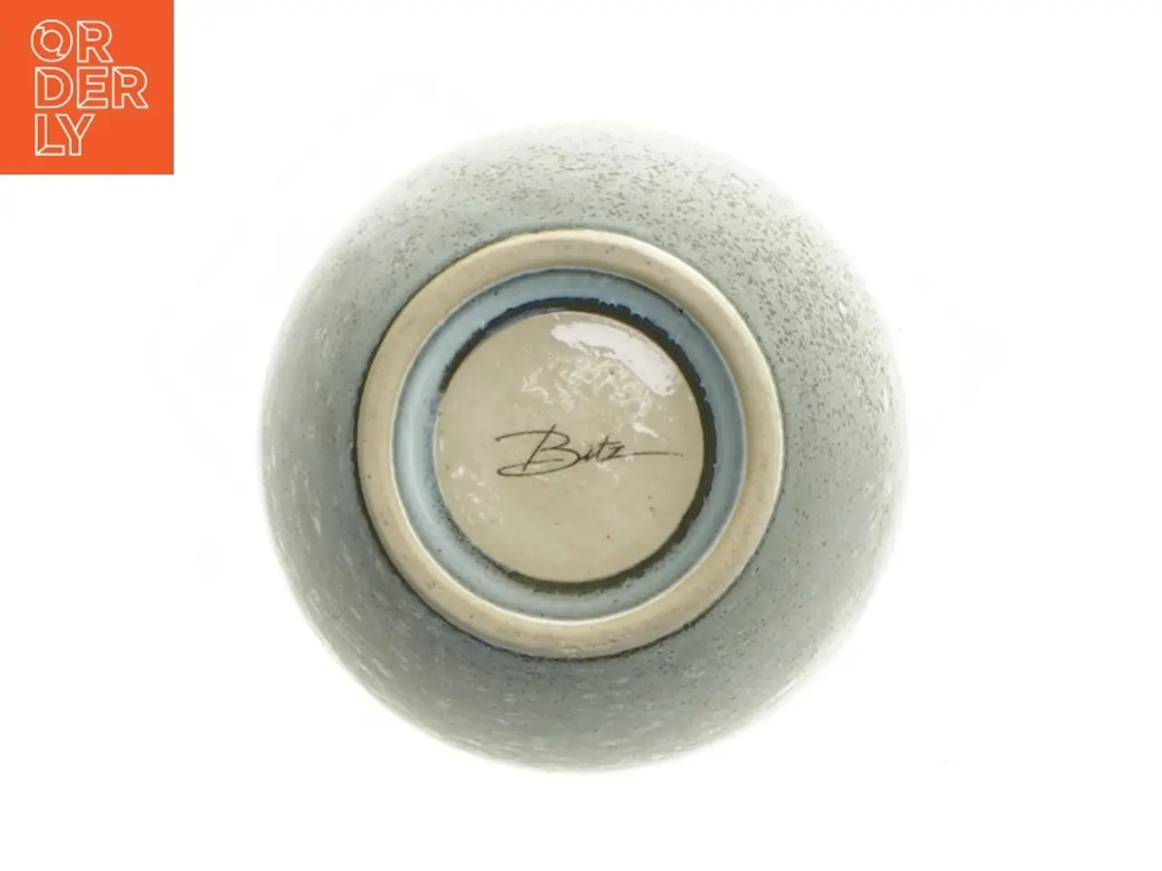 Billede 2 - Bitz keramik thekop / tandkrus, fra Bitz (str. Ø 8,5 cm længde 10,5 cm)