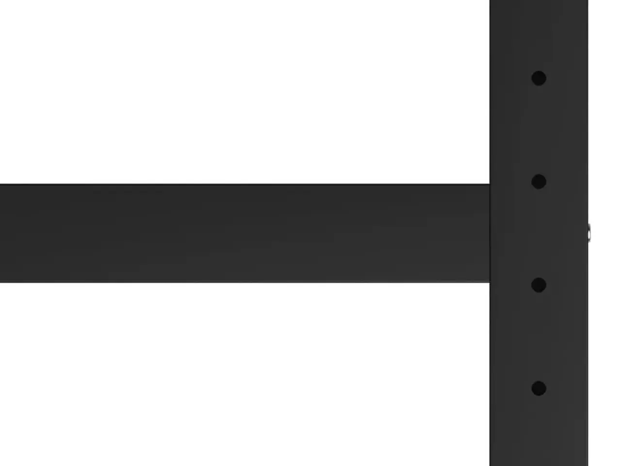 Billede 4 - Stel til arbejdsbænk 150 × 57 × 79 cm - metal, sort/rød