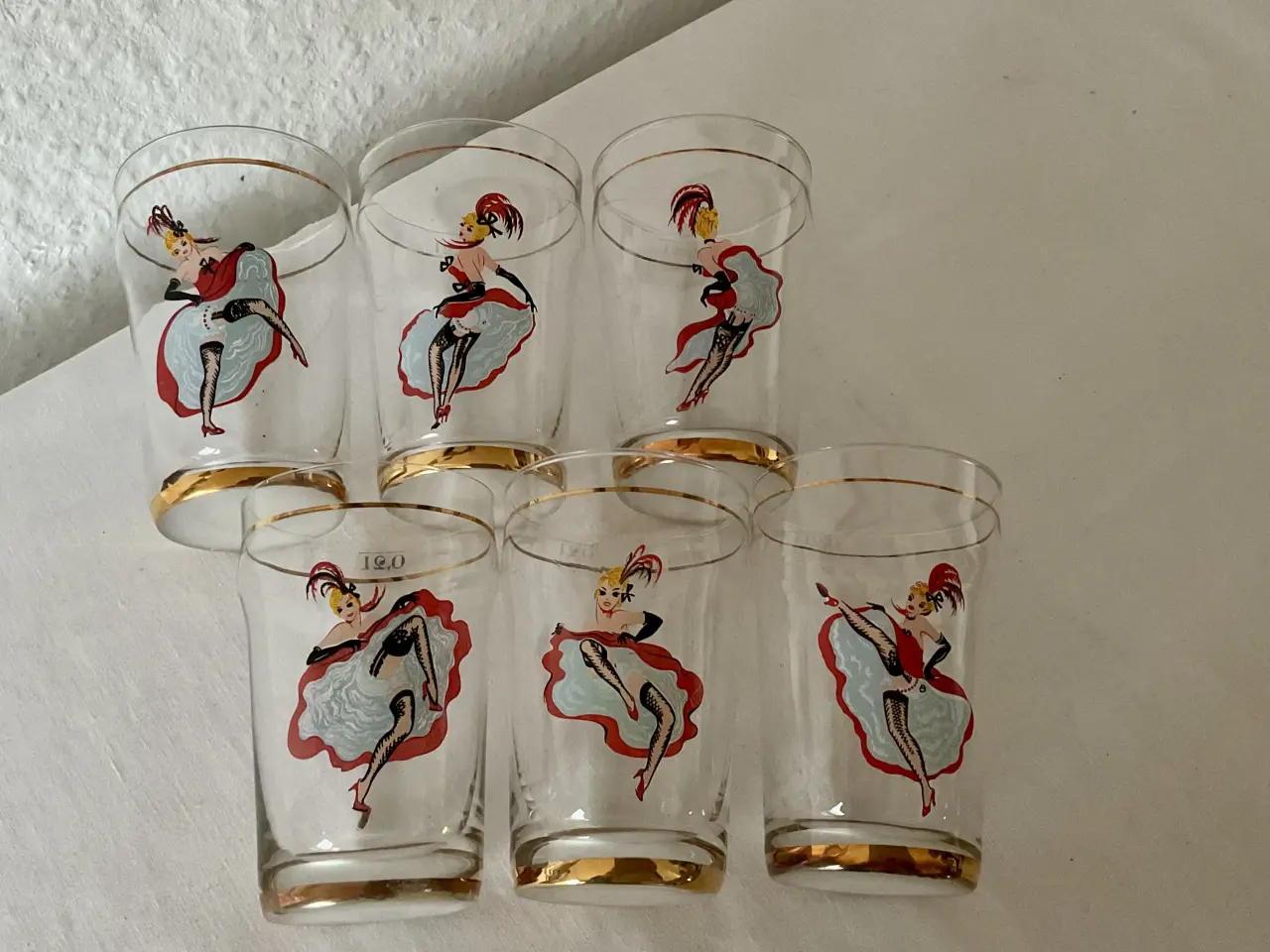 Billede 1 - Fransk Moulinrouge glas