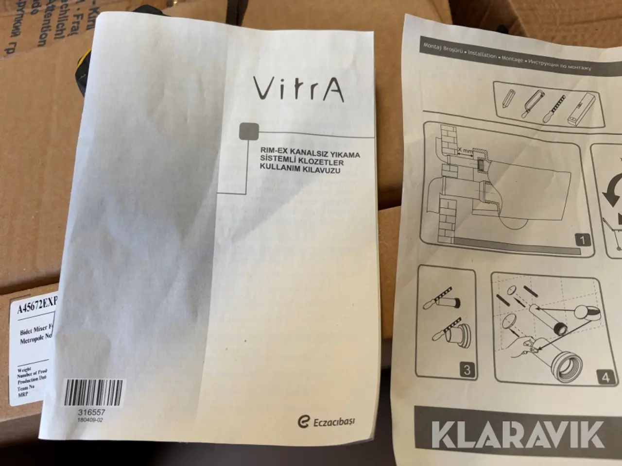Billede 6 - Toiletter VitrA S50 Rim-Ex væghængte 2 styk