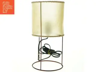 Bordlampe med lampeskærm (str. Ø 15 cm)