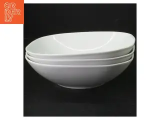 Hvide porcelænsskåle (3 stk) fra IKEA (str. 20 cm)