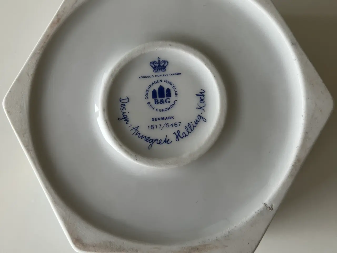 Billede 5 - Bing og Grøndahl, Porcelæn, Skål og fyrfadsstager