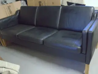 Flot læder sofa,