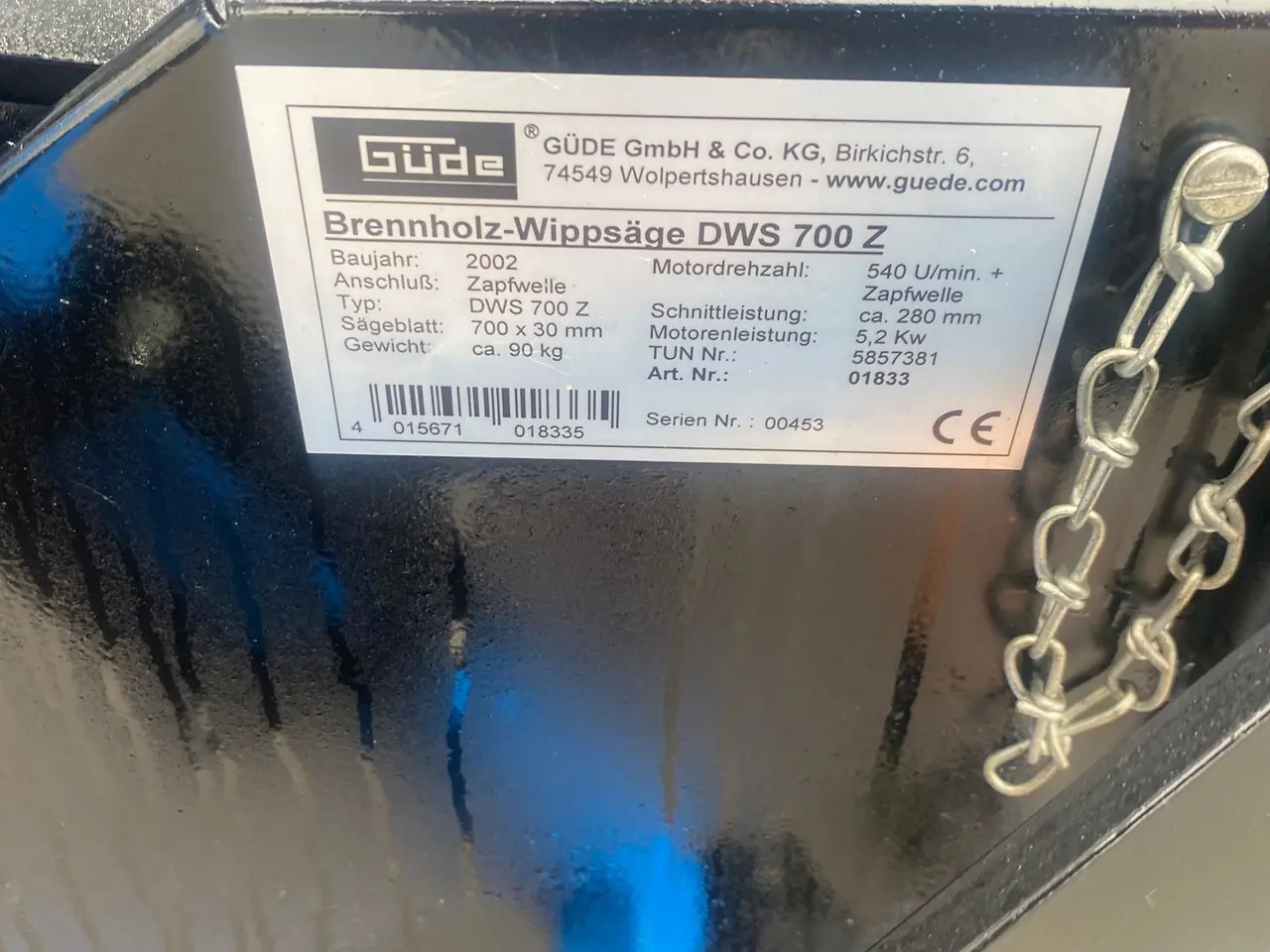 Billede 4 - Güde Vippesav GWS 700Z