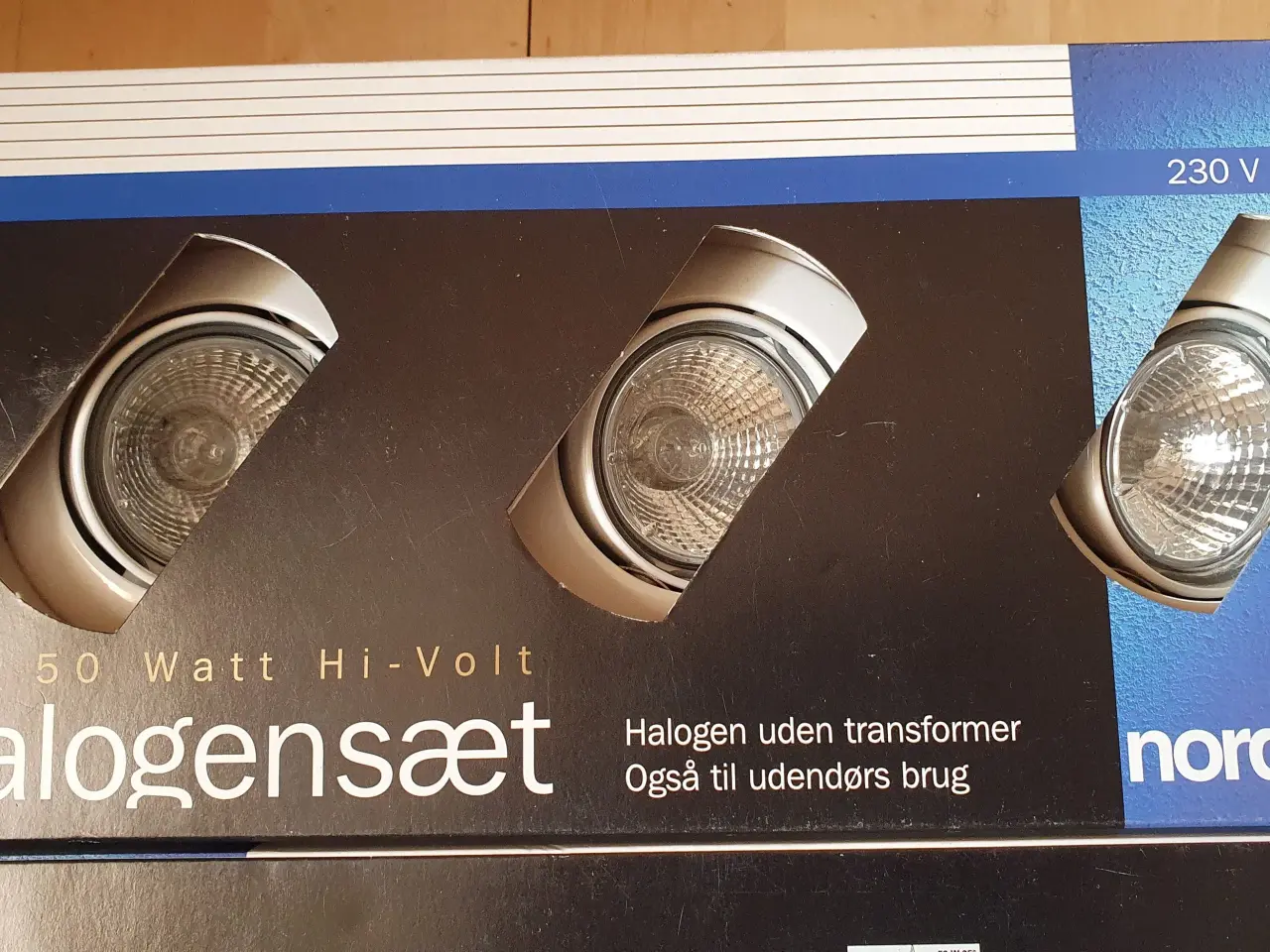 Billede 4 - 2 sæt Halogensæt på 3 X 50 Watt
