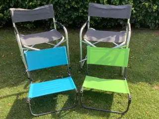 Camping folde /strand /festival stole samlet pris!