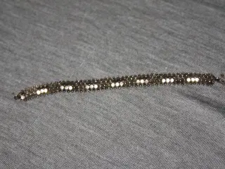 18 cm lang sølv armbånd stemplet 925 vægt 25,3 g