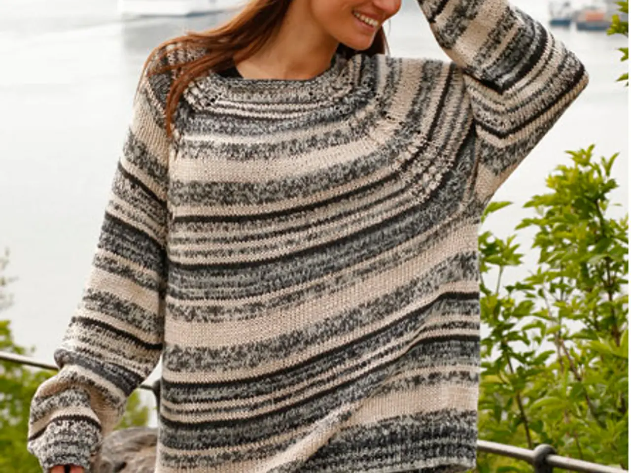 Billede 2 - Håndstrikket oversize bluse