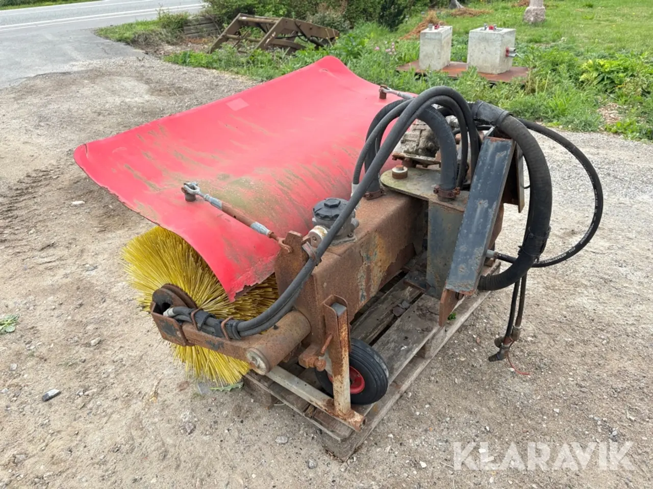 Billede 4 - Hydraulisk fejekost - Arbejdsbredde 1.30 meter