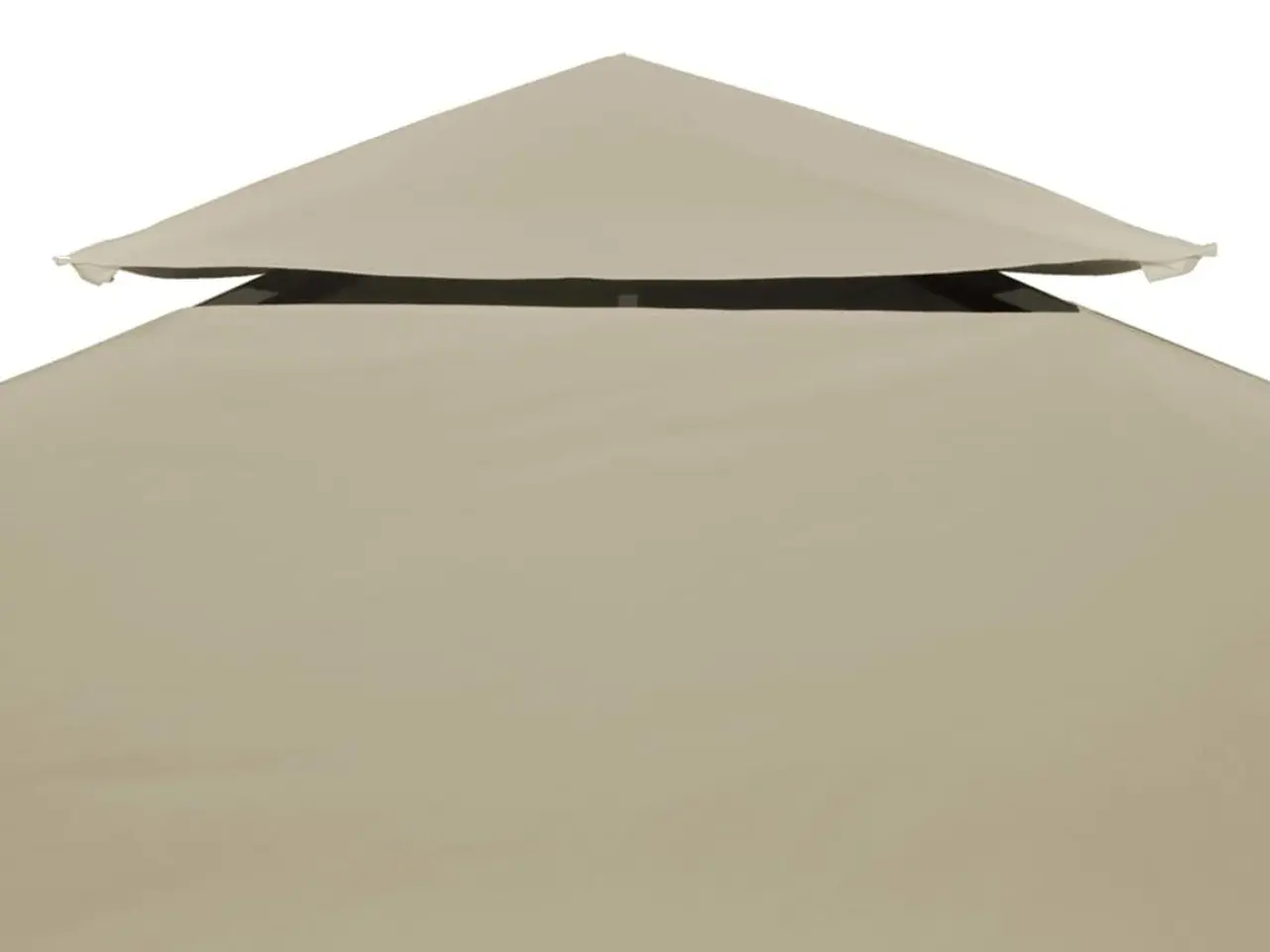 Billede 3 - Baldakin til havepavillon 3×4 m - 310 g/m², beige