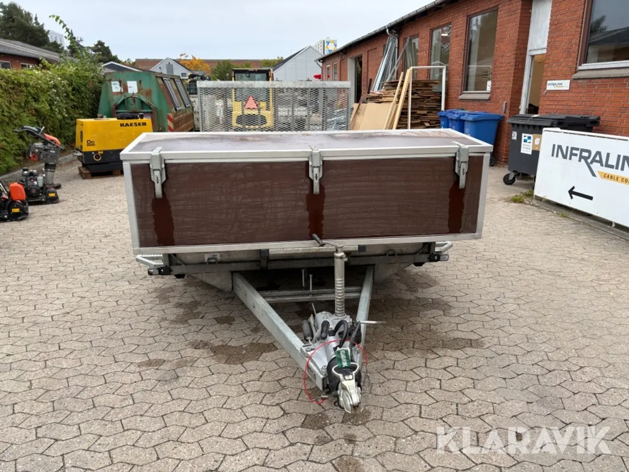 Billede 5 - Maskintrailer Variant 3518 M3 med værktøjskasse og rampe