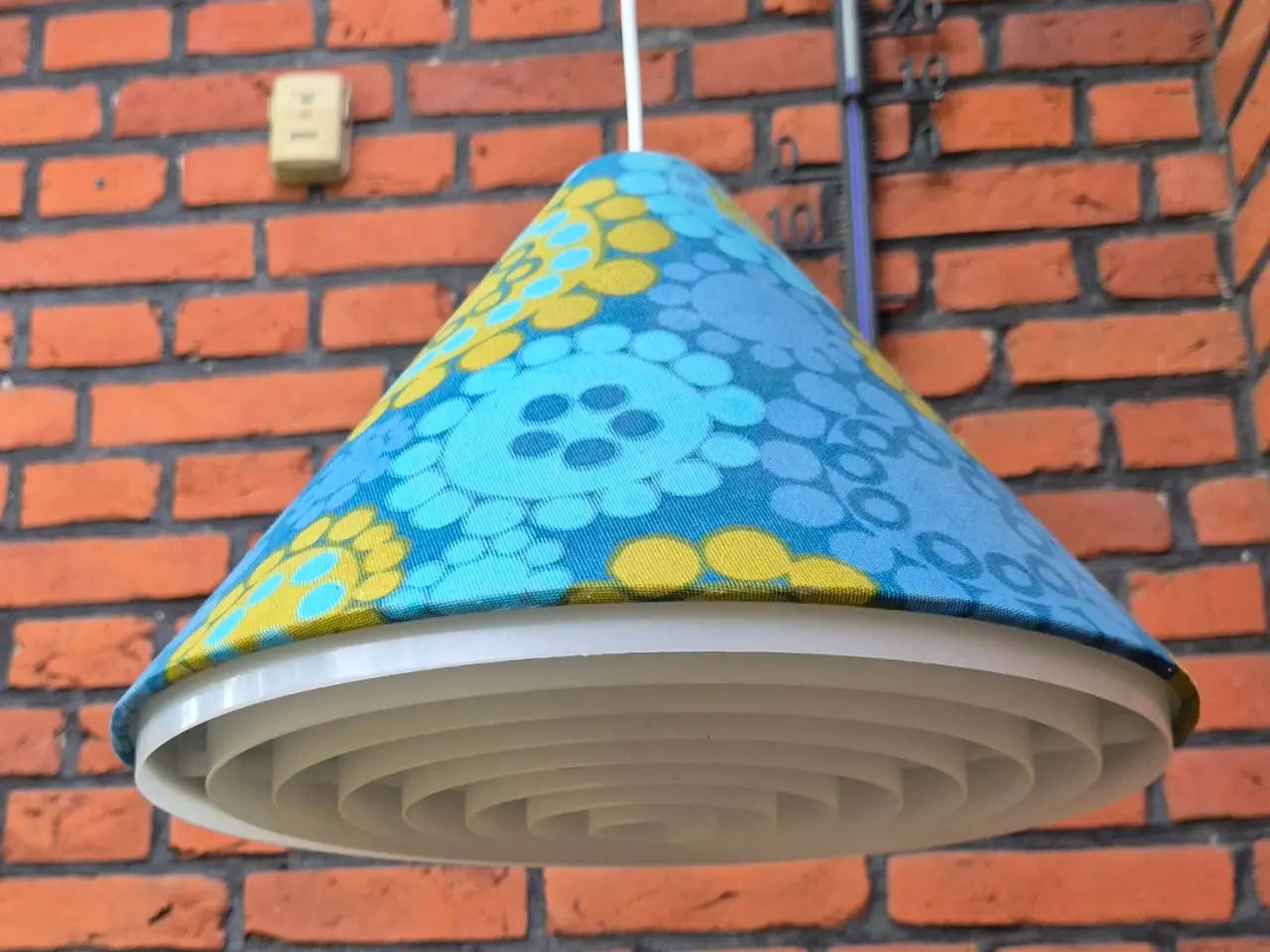 Billede 3 - Unik retropendel med herlige blomstermotiver 