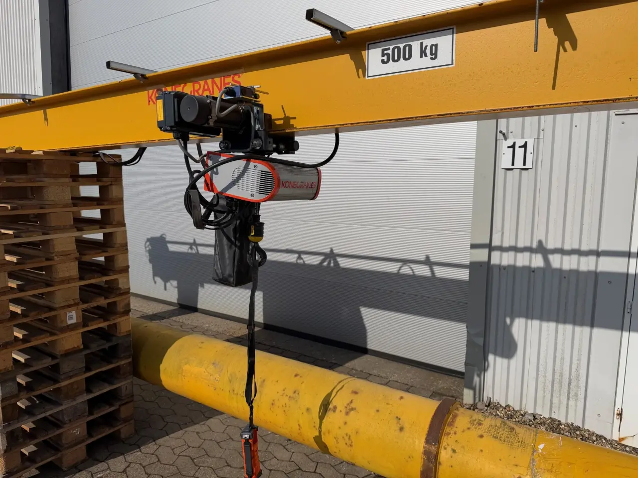 Billede 4 - Søjlesvingkran. 500 kg. Udlæg: 600 cm Højde:750 cm