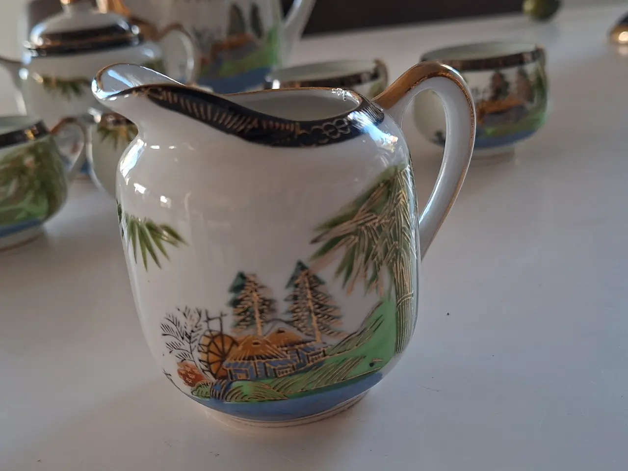 Billede 5 - Smukt vintage japansk kaffestel / testel – Hayashi