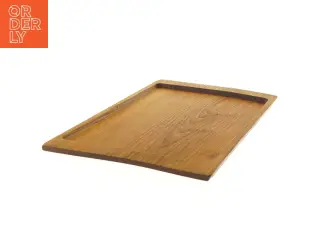 Teak træ Serveringsbakke (str. 50x30 cm)
