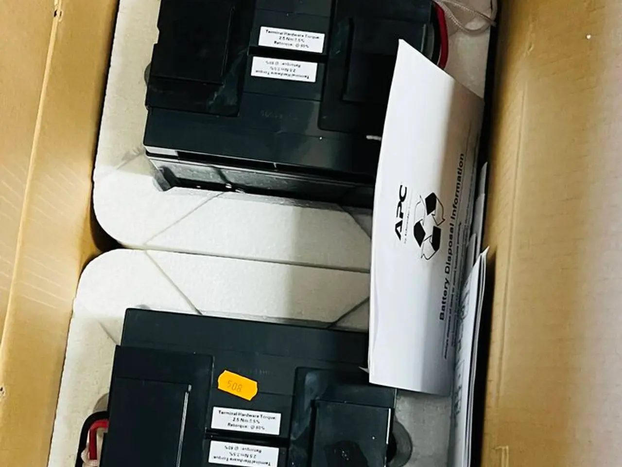 Billede 4 - Batterier APC SCHNEIDER Model: BN1250 LCD