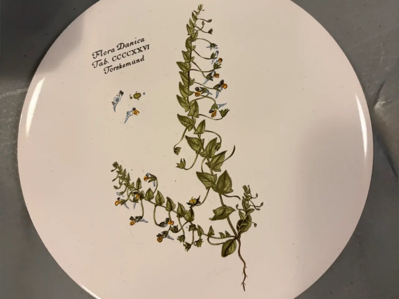 Billede 1 - H&R Johnson • Flora Danica platter (5 stk)