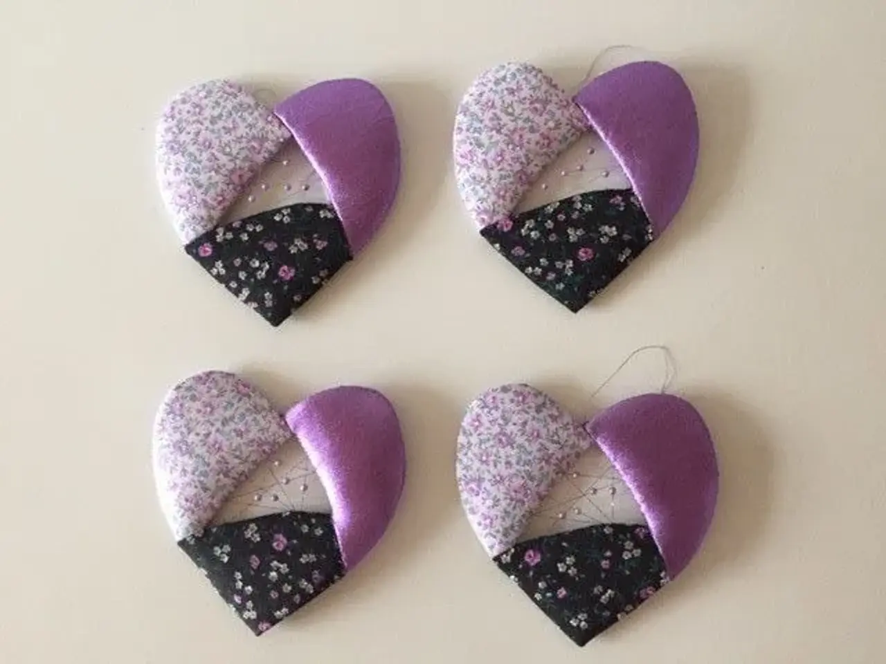Billede 2 - Hjerter i patchwork