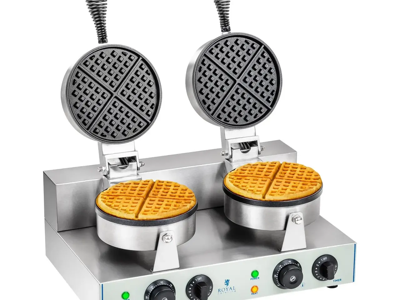 Billede 1 - Dobbelt Vaffeljern – Rundt – 2,6 kW