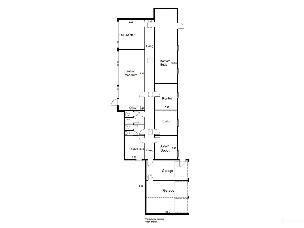 Billede 6 - Erhvervslejemål på 220 m² med gode parkeringsforhold
