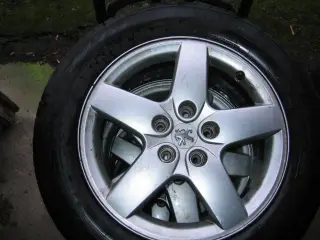 alufælge peugeot m.  gode dæk