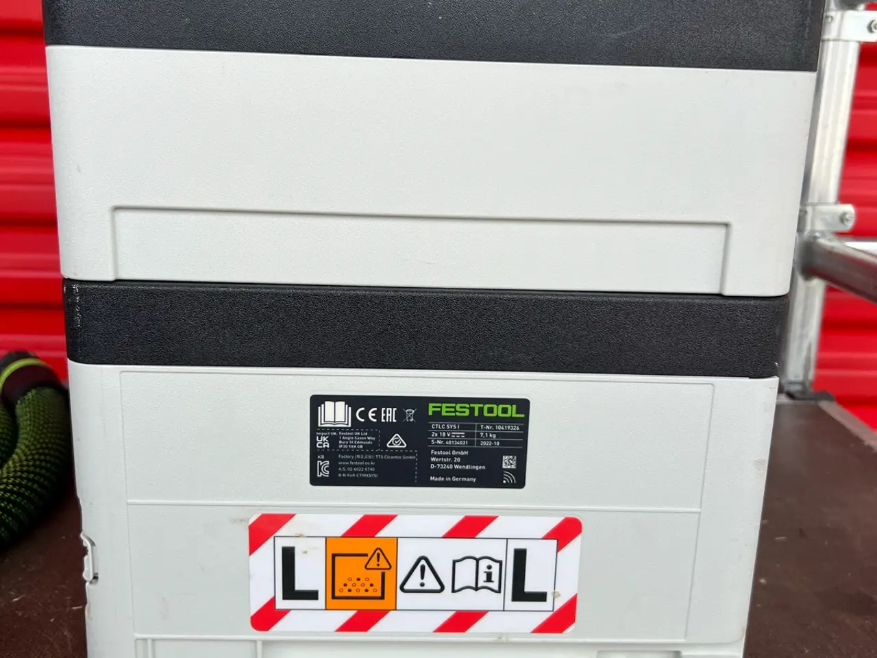 Billede 4 - Festool CTLC SYS I Batteri Støvsuger